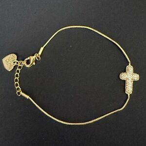 Altar’d State Bubble Cross Charm Bracelet